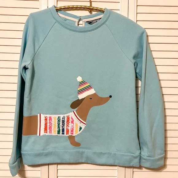 Lands end dachshund best sale sweater